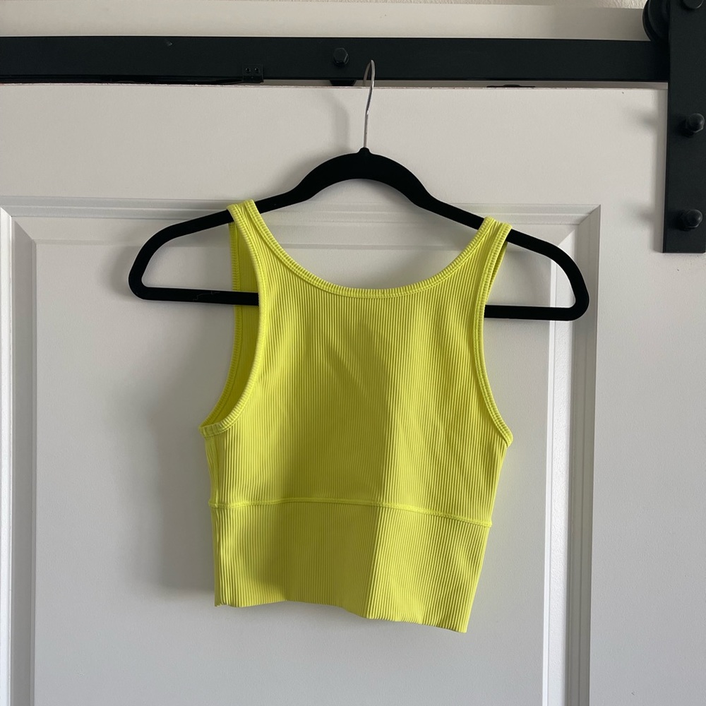 LuluLemon Power Pivot Ribbed Tank Top size 4
